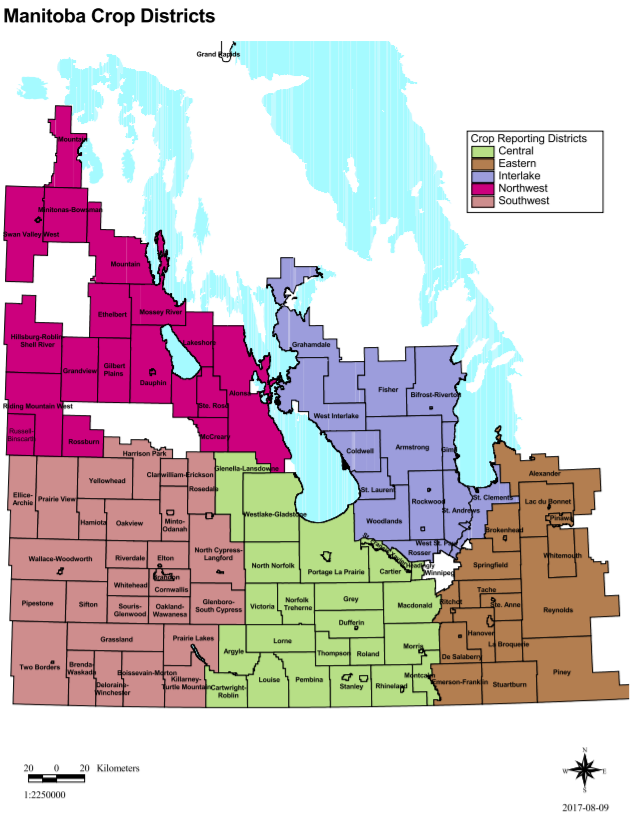 Manitoba Districts 